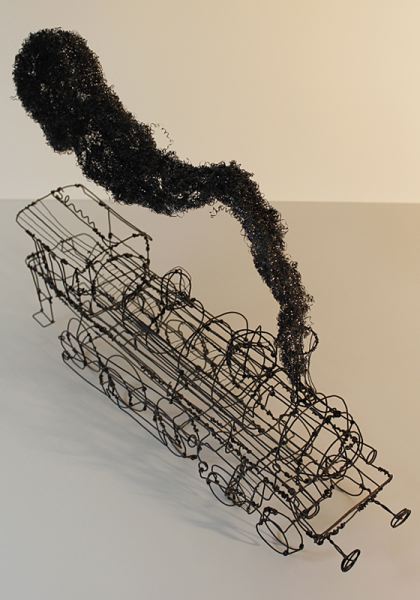 Esculturas de arame por Martin Senn